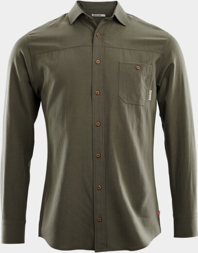 LeisureWool Woven Wool Shirt Man Ranger Green L, Ranger Green