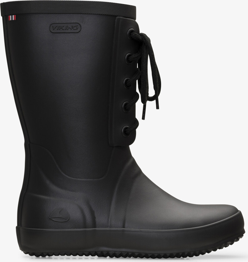 Retro Logg Black Rubber Boot