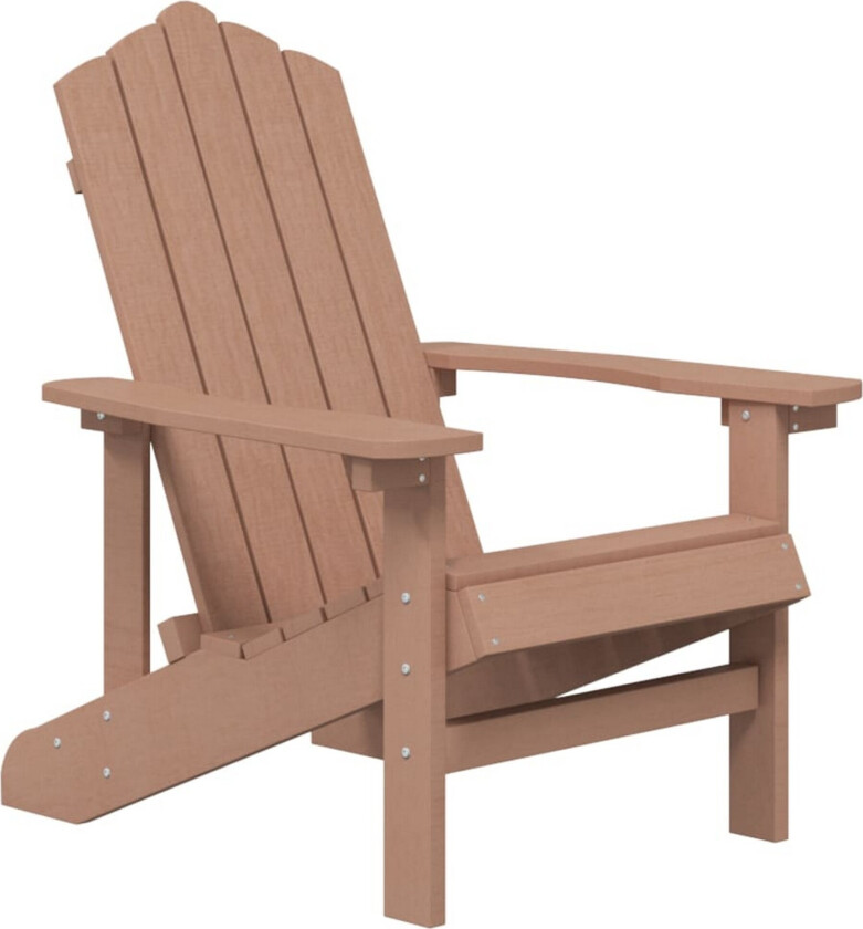 Adirondack hagestoler 2 stk HDPE brun