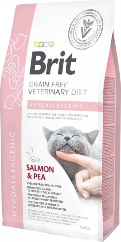 Brit Veterinary Diet Cat Grain Free Hypoallergenic (5 kg)