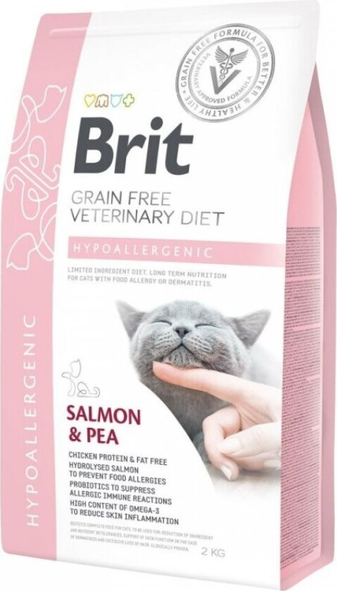 Brit Veterinary Diet Cat Grain Free Hypoallergenic (2 kg)