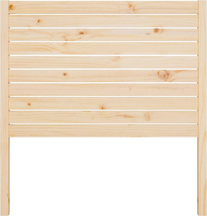 Sengegavl 96x4x100 cm heltre furu