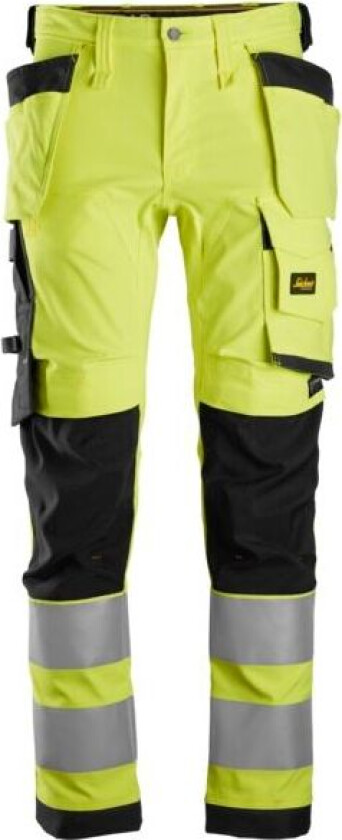 Snickers Workwear Bukse 6243 Gul/sor 054