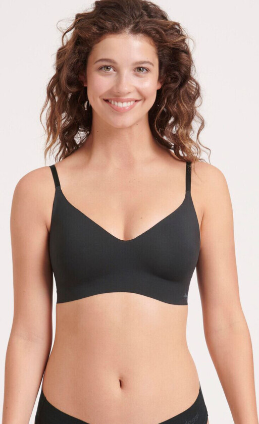 Zero Microfibre. Bralette BH, Farge: Svart, Størrelse: S, Kvinner