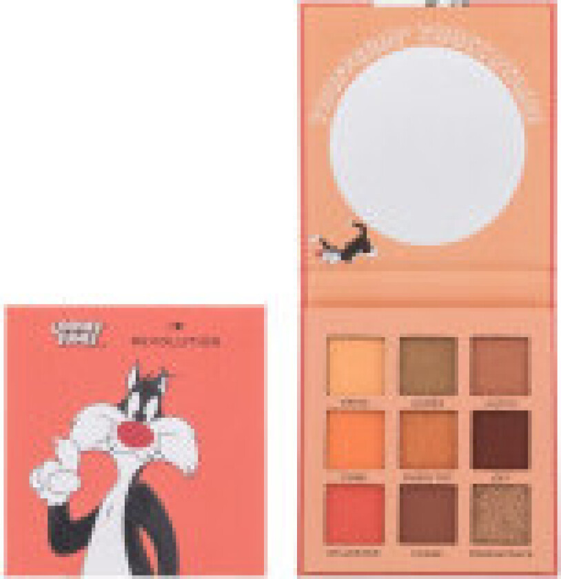 - Looney Tunes Eyeshadow Palette Sylvester - For Women, 9 g