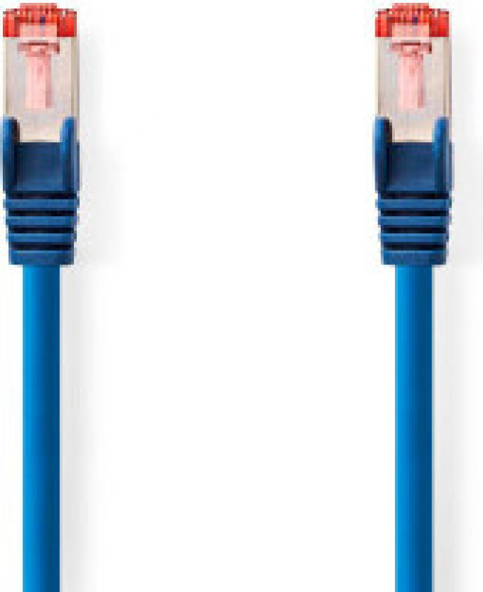 Nedis CAT6 Nettverkskabel RJ45 Han RJ45 Han S/FTP 15.0 m Rund LSZH Blå Label