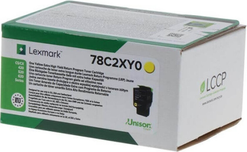 78C2XY0 return-toner cartridge yellow extr - Laser toner Yellow