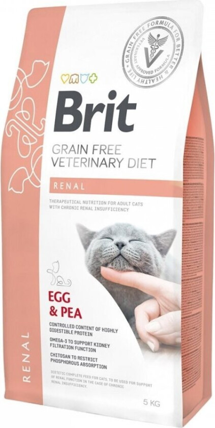 Brit Veterinary Diet Cat Grain Free Renal (5 kg)