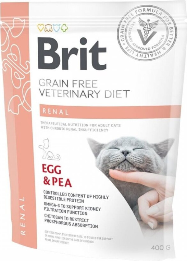 Brit Veterinary Diet Cat Grain Free Renal (400 g)