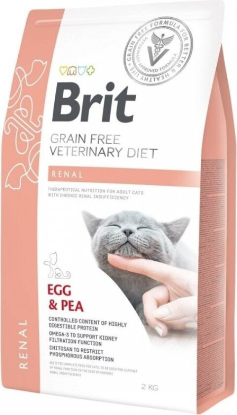 Brit Veterinary Diet Cat Grain Free Renal (2 kg)