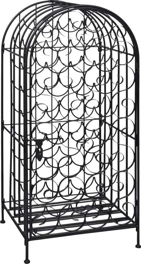 Vinstativ for 35 flasker metall