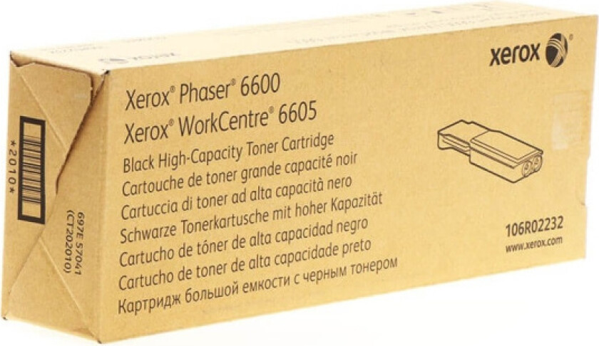 Toner Svart 8k - Phaser 6600//wc6605