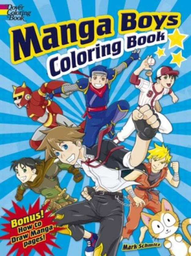 Manga Boys Coloring Book av Mark Schmitz