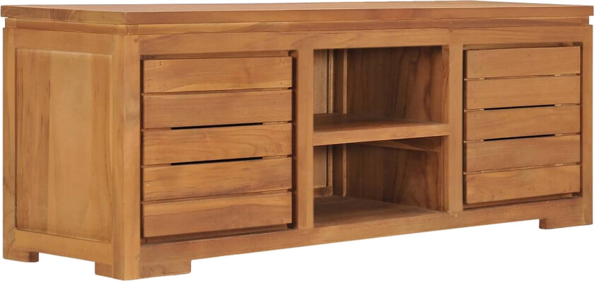 TV-benk 110x30x40 cm heltre teak