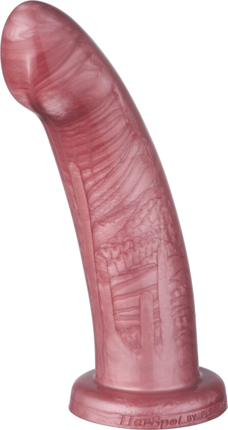 HerSpot Golden Rose Stor Dildo - Lyserosa