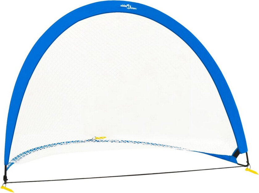 Fotballmål for barn 2 stk oppbevaringspose 183x117,5x120,5 cm