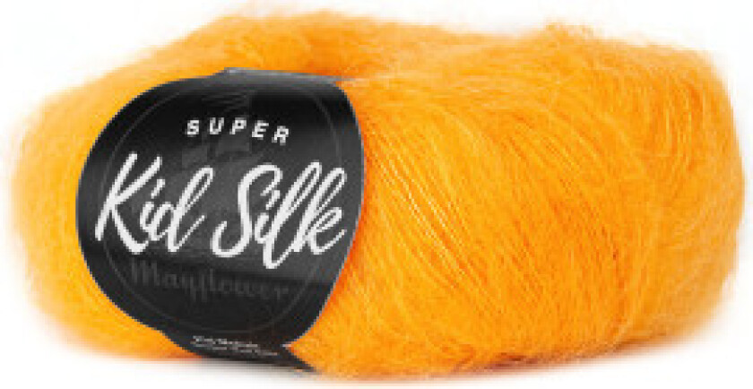 Super Kid Silk Garn Unicolor 48 Sun Yellow