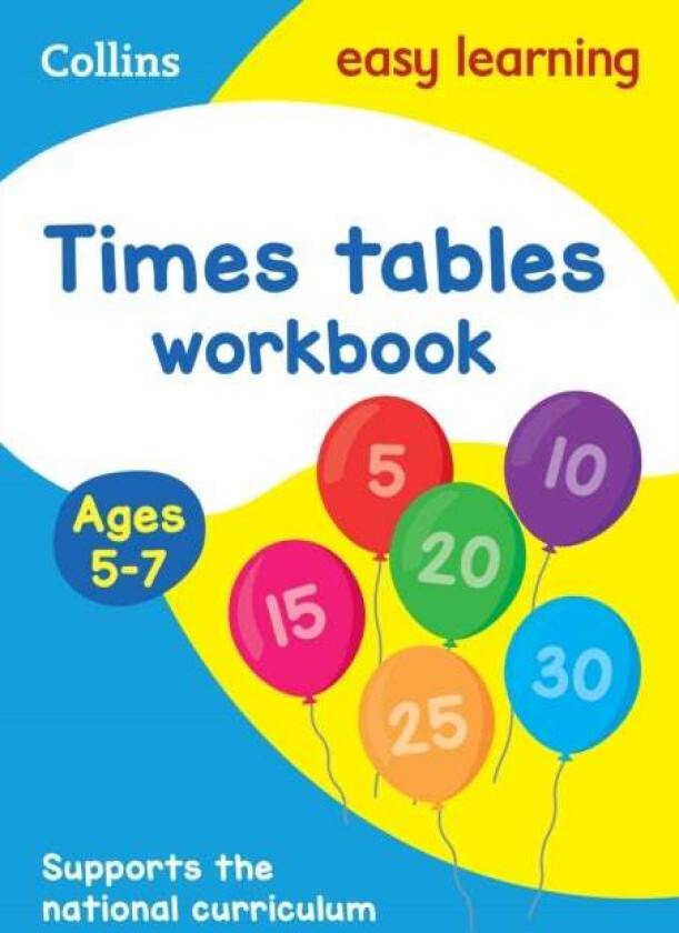 Times Tables Workbook Ages 5-7 av Collins Easy Learning