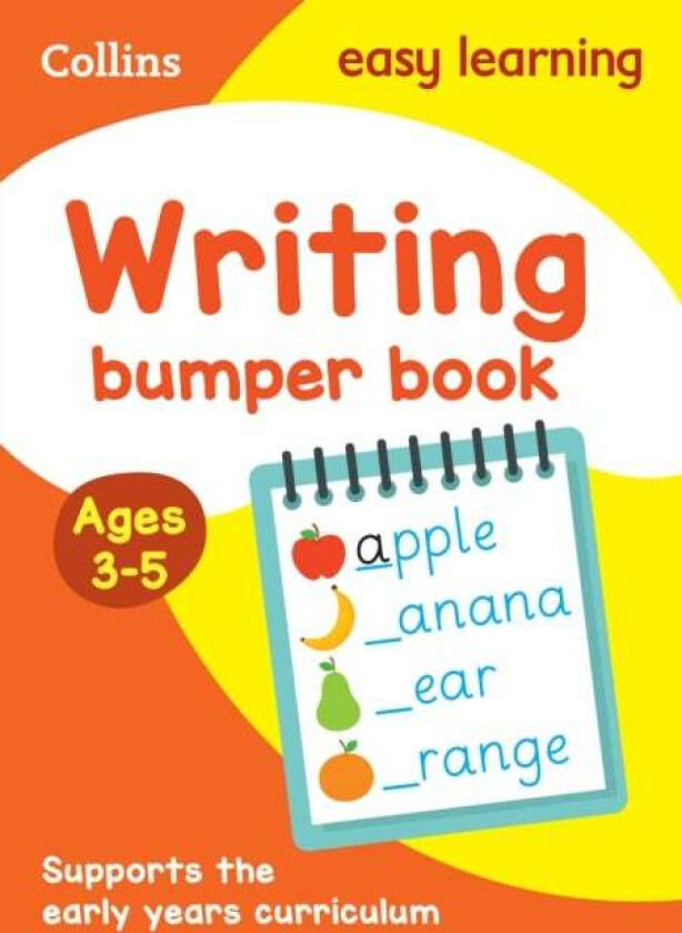 Writing Bumper Book Ages 3-5 av Collins Easy Learning