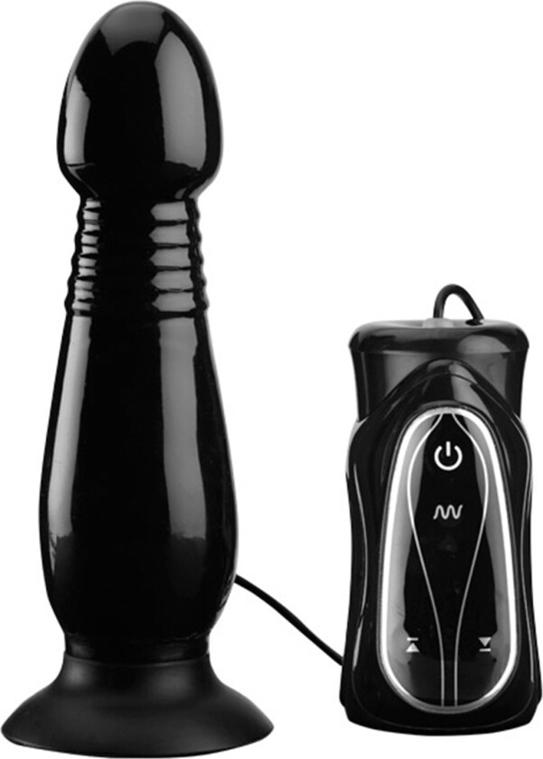 Anal Pusher Plug       - Svart