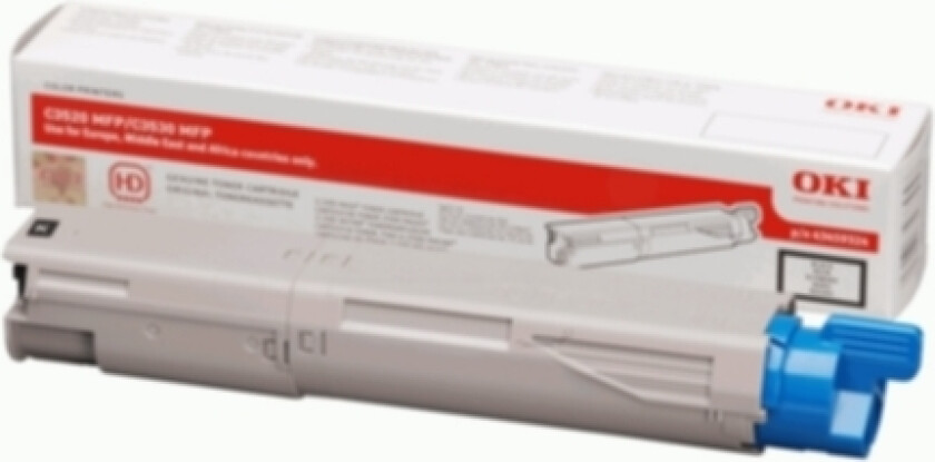 Oki Toner Svart 2.5k - C3500-series