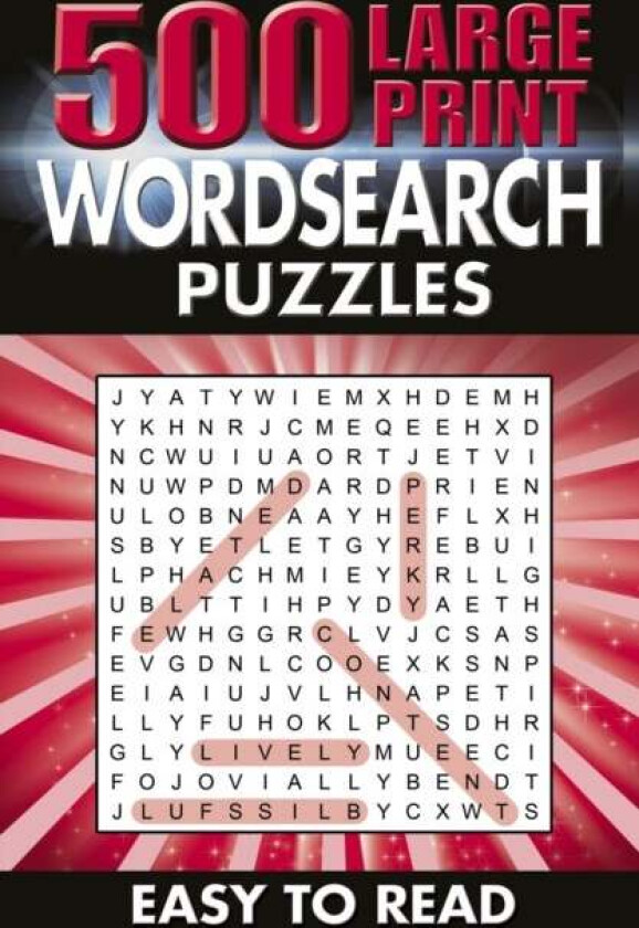 500 Large Print Wordsearch Puzzles av Eric Saunders