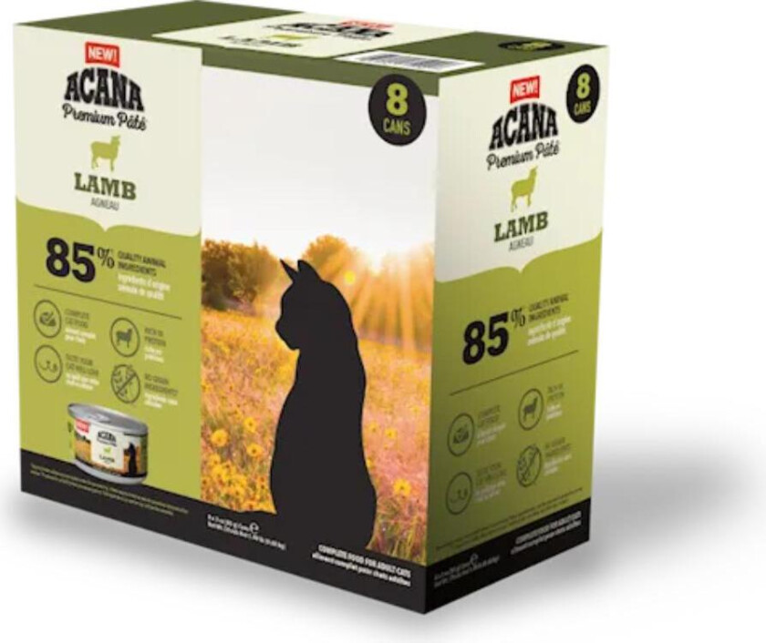 Acana Cat Adult Premium Paté Lamb 8x85 g