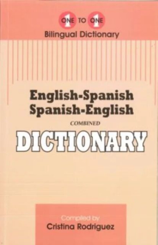 English-Spanish & Spanish-English One-to-One Dictionary av C. Rodriguez