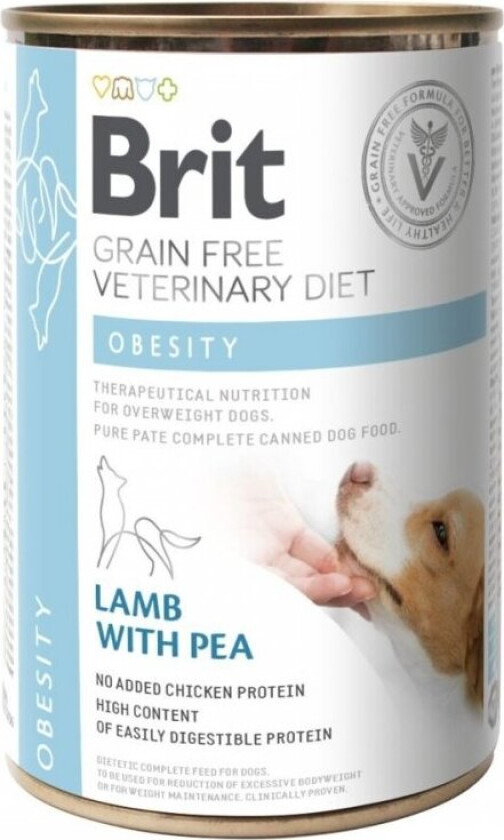 Brit Veterinary Diet Dog Obesity Grain Free 400 g