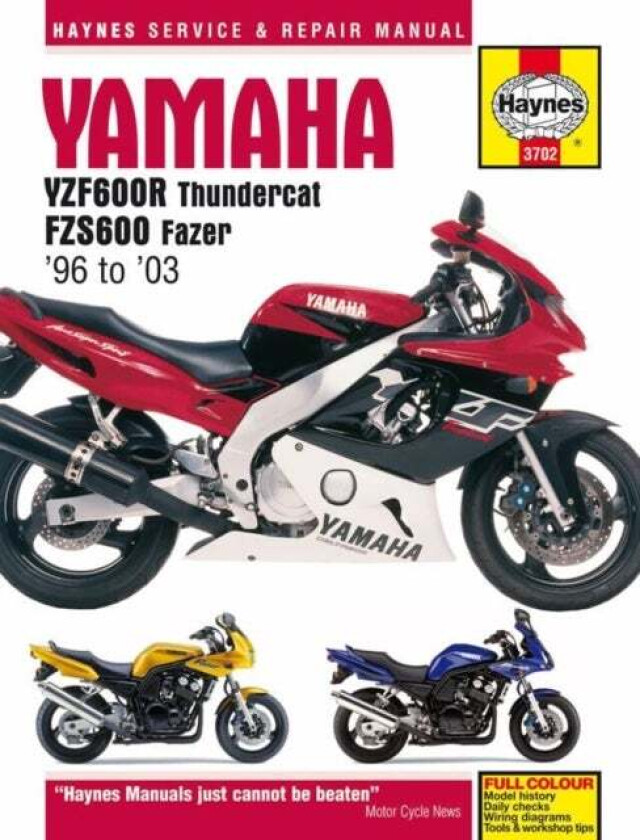 Yamaha YZF600R Thundercat & FZS600 Fazer (96 - 03) Haynes Repair Manual av Haynes Publishing