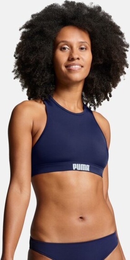 Racerback Swim Top, bikini dame navy