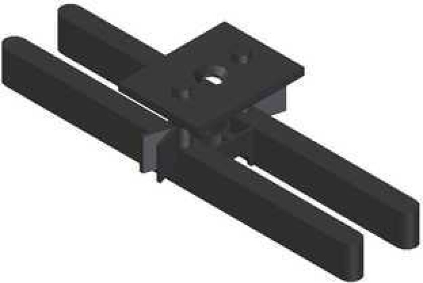 H-Klips For Skjult Innfesting I Sidespor På Terrassebord, 125 Stykk (Uten Skruer)