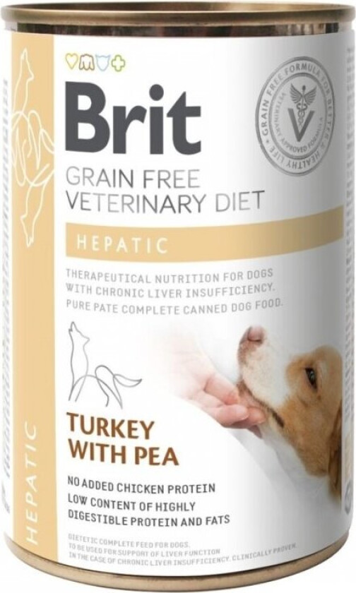 Bilde av Brit Veterinary Diet Dog Hepatic Grain Free 400 g