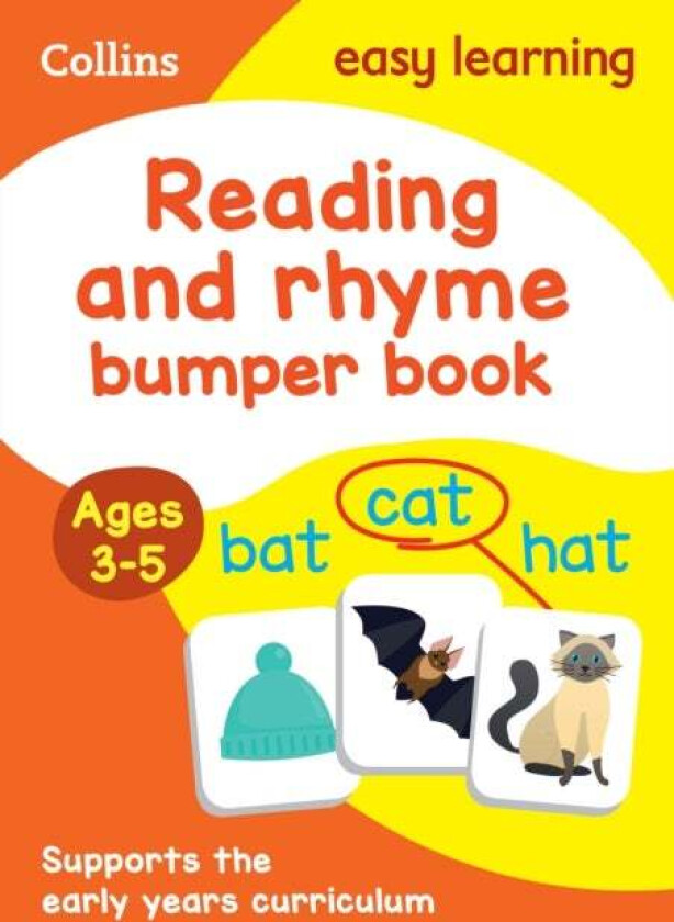 Reading and Rhyme Bumper Book Ages 3-5 av Collins Easy Learning