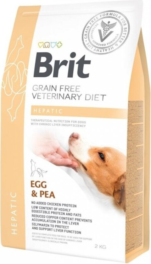 Brit Veterinary Diet Dog Hepatic Grain Free (2 kg)