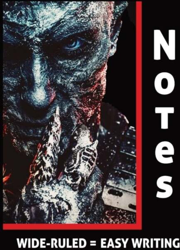 The Dark Lord Rises Horror, Gothic, Witchcraft Wide-Ruled Notebook, Journal, Diary, and/or Log av Naci Sigler