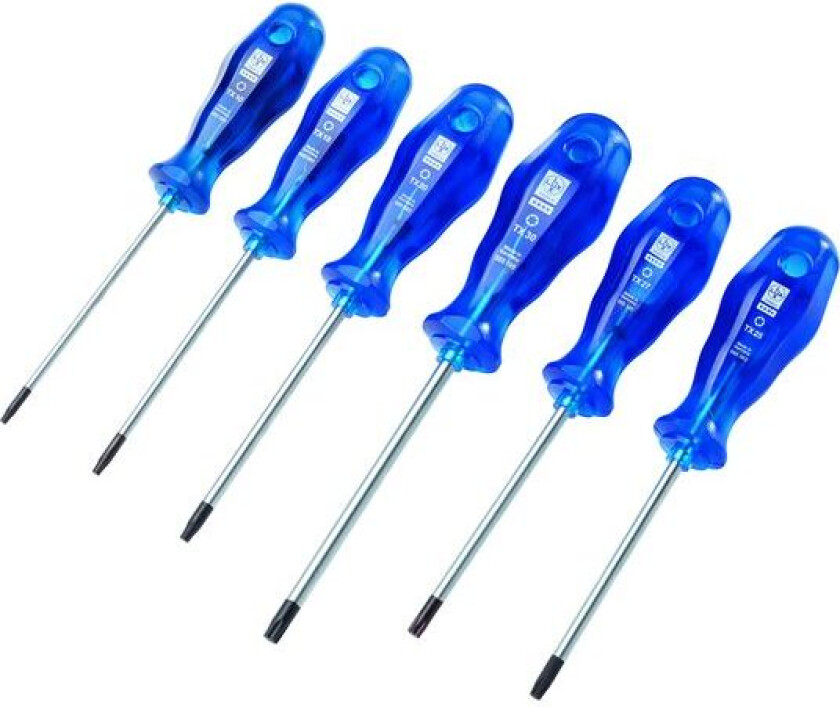 Lux Skrutrekkersett Torx 6 Deler