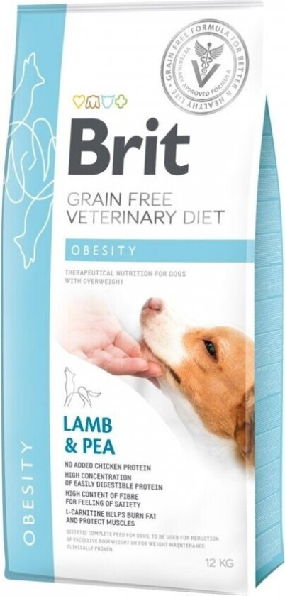 Brit Veterinary Diet Dog Obesity Grain Free (12 kg)