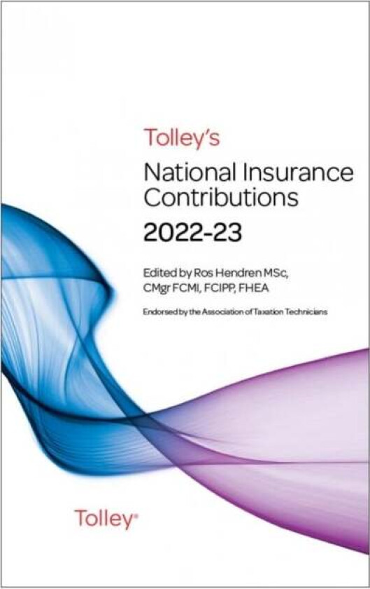 Tolley's National Insurance Contributions 2022-23 Main Annual av Ros Hendren