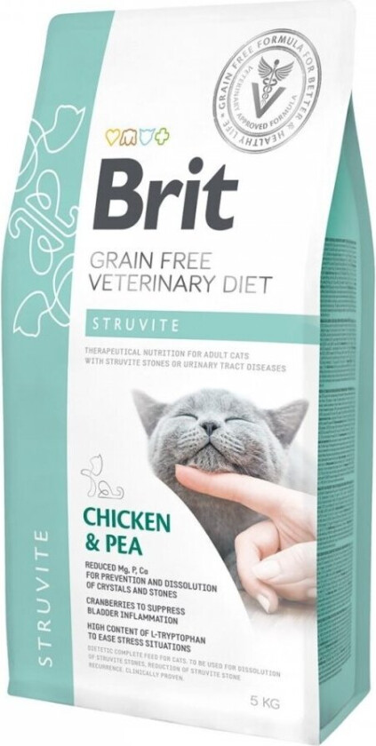 Brit Veterinary Diet Cat  Struvite Grain Free (5 kg)
