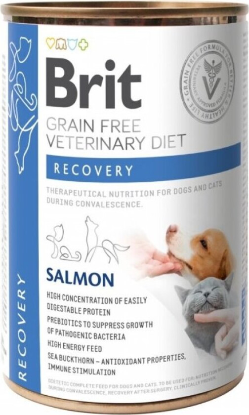 Brit Veterinary Diets Dog + Cat Recovery Grain Free 400 g