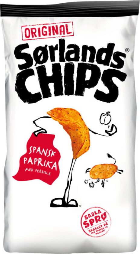 Sørlandschips Spansk Paprika 200g