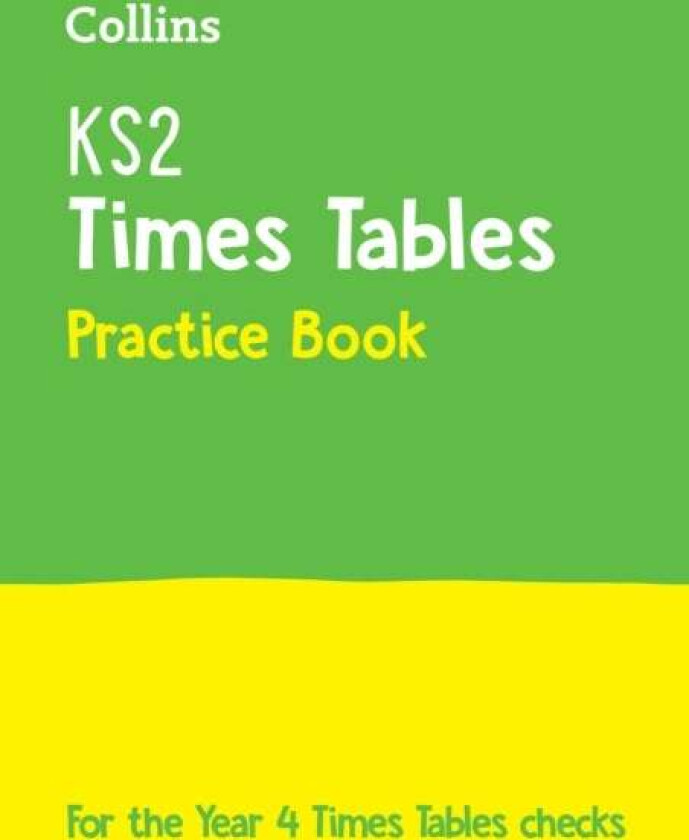 KS2 Times Tables Practice Workbook av Collins KS2