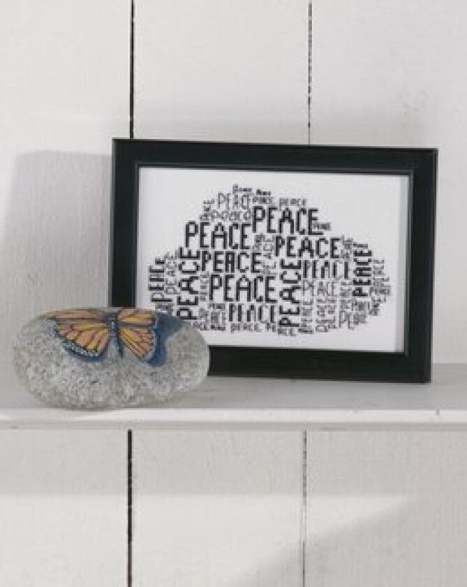 Bilde av Broderisett Aida Sky Peace 9x14cm