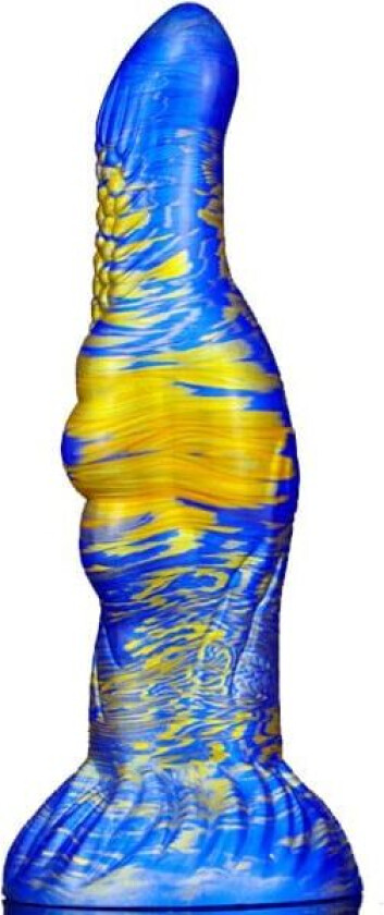 Dildo Skurix Blue/Gold 22 cm Dragon dildo