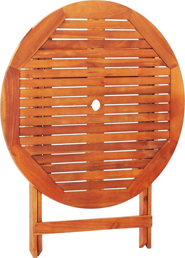 Sammenleggbart hagebord Ø90x75 cm heltre eukalyptus