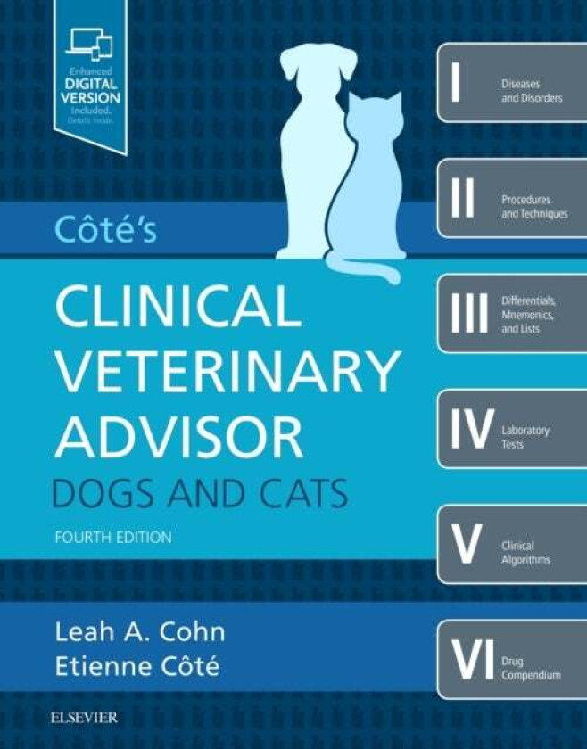 Cote's Clinical Veterinary Advisor: Dogs and Cats av Leah DVM PhD DACVIM (SAIM) (Professor of Veterinary Medicine Department of Veterinary Medici