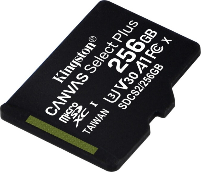 Canvas Select Plus - Flashminnekort - 256 GB - A1 / Video Class V30 / UHS Class 3 / Class10 - microSDXC UHS-I