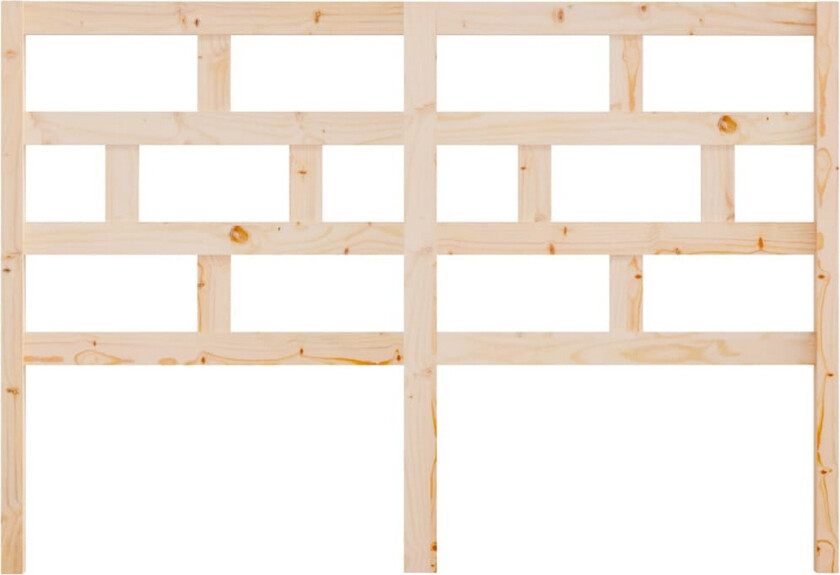 Sengegavl 141x4x100 cm heltre furu