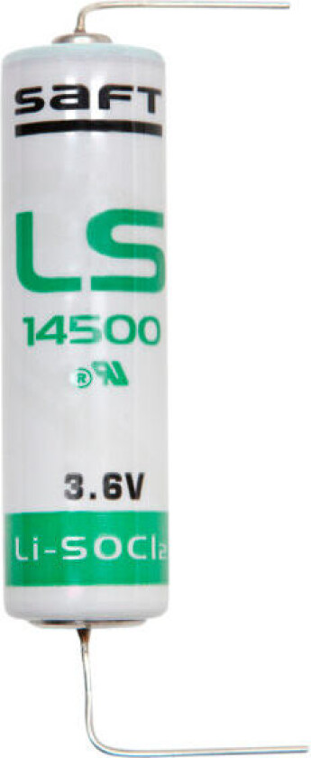 Batteri LS-14500 Lithium 3,6V 2AA SAFT - 1414017